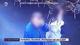 Patronul milionar, înjunghiat de un client